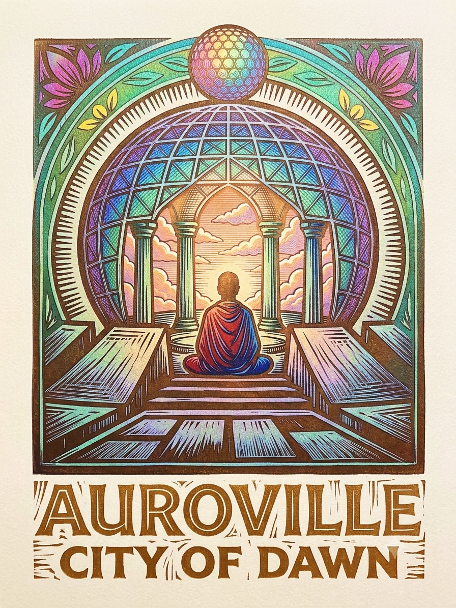 Auroville illustration